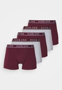 Pier One 5 PACK - Panties - Bordeaux/mottled Grey -Pier One Store d14cfd0e857342e5ab780ebed3841c16 1