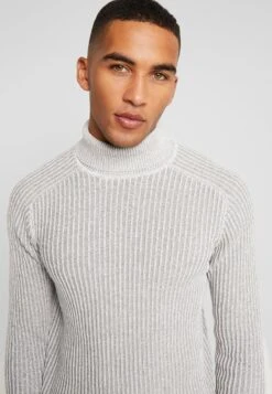 Pier One Strickpullover - 111 - Mottled Light Grey -Pier One Store d1774a40fde44346aea6a7dd67f4ca51