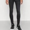 Jack & Jones JJITOM JJORIGINAL SUPER SKINNY FIT - Jeans Skinny Fit - Black Denim -Pier One Store d2725b0230314889a2e07e9af2878c22
