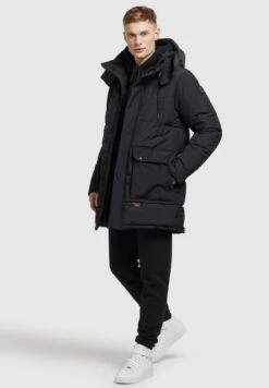 Khujo VIVAS - Wintermantel - Schwarz -Pier One Store dc375b9ec6084a70bed64cad1644e086