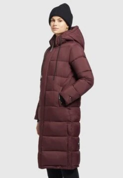 Khujo JULINA MATT - Wintermantel - Dunkelrot -Pier One Store dd7ebcefd7e54d028915171b086a19c1