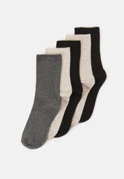 Anna Field 5 PACK - Socken - Beige/black/grey -Pier One Store dea7449edcb441f7b7474480476e34b4 1