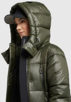 Khujo MELONA SHINY - Wintermantel - Dunkelgrün -Pier One Store e87531f47ee0484fbcace2194682c12d
