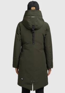 Khujo CHARLYN - Wintermantel - Dunkelgrün -Pier One Store ec6b382f5b304822ae4d26fbbaa70afb