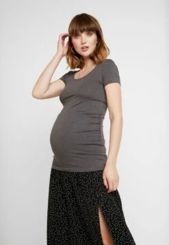 2 PACK - T-Shirt Basic - Dark Gray/black -Pier One Store ef9773ecc6074f73a958b52d3b7df616