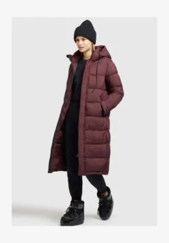 Khujo JULINA MATT - Wintermantel - Dunkelrot -Pier One Store f1b8eb26d8764fbba66c8db6800680cc
