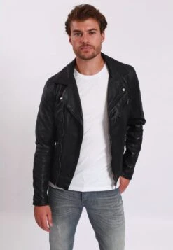 LE TEMPS DES CERISES LAMBERT - Lederjacke - Black -Pier One Store f4ea7d4761bb44e3aa812b8c95b9abda