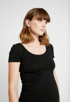 2 PACK - T-Shirt Basic - Dark Gray/black -Pier One Store fd84b13dce5a4b8e90979573bd4821fa